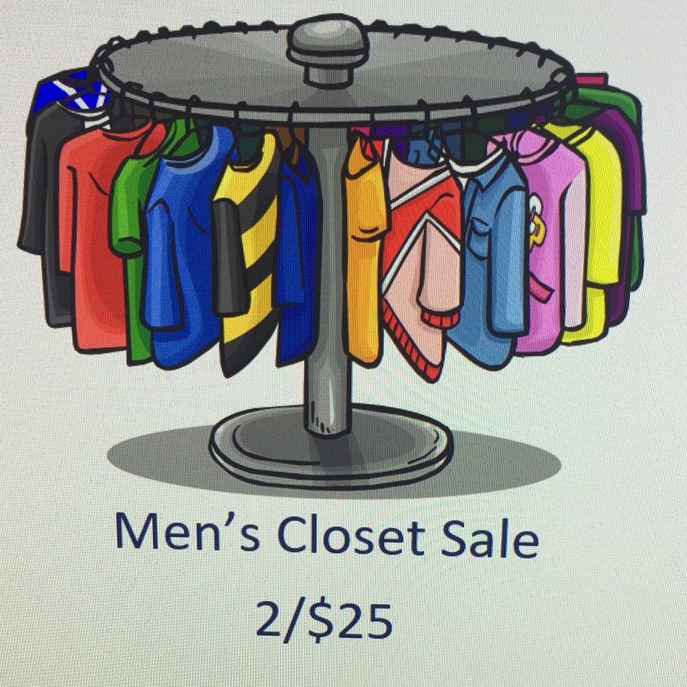 Men’s Closet Sale